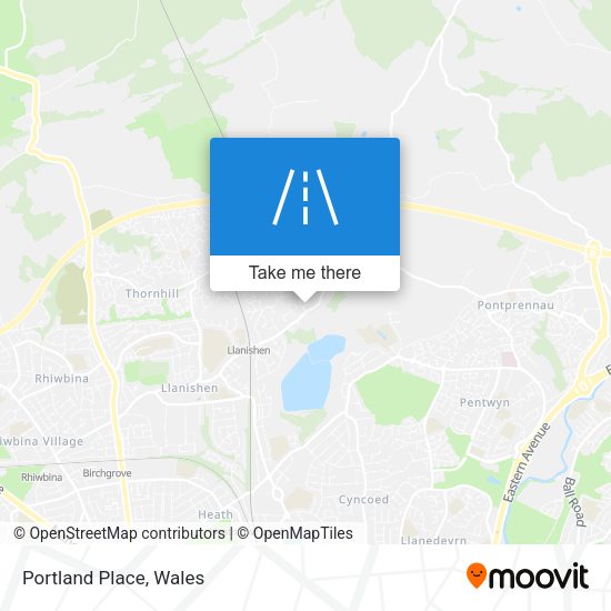 Portland Place map