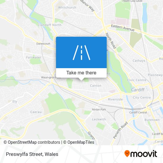 Preswylfa Street map