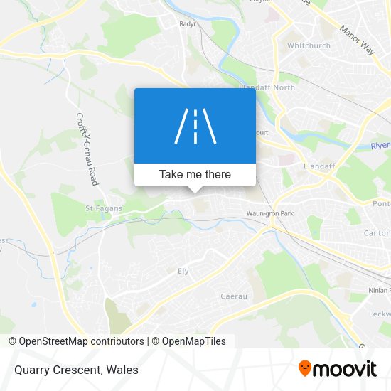 Quarry Crescent map