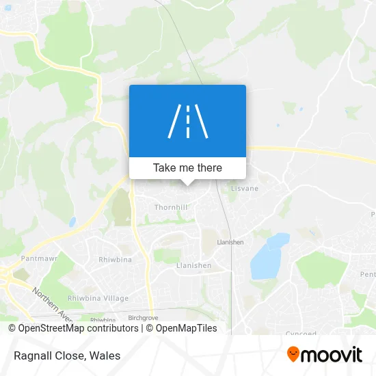 Ragnall Close map