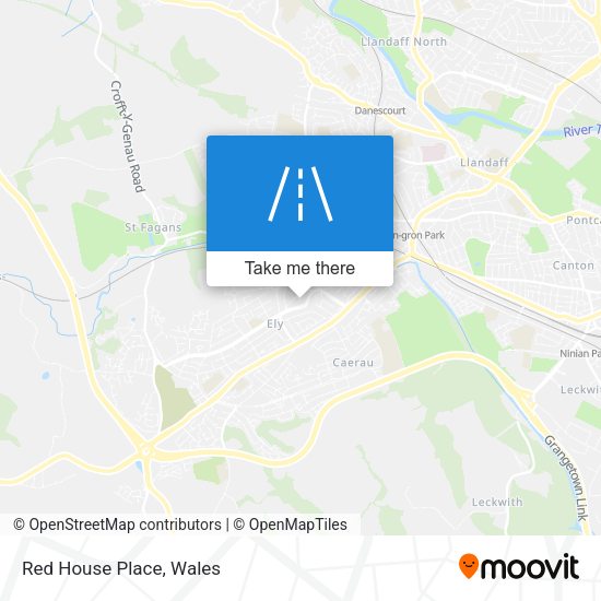 Red House Place map