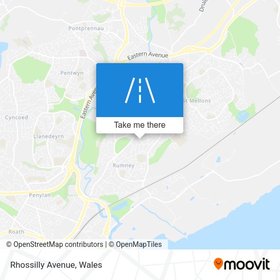 Rhossilly Avenue map