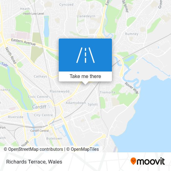 Richards Terrace map