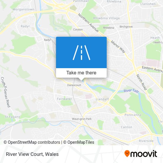 River View Court map