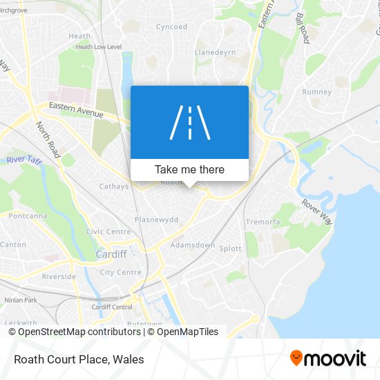 Roath Court Place map