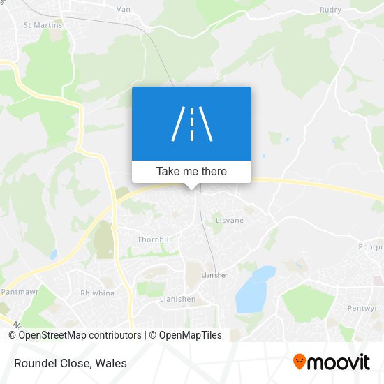 Roundel Close map