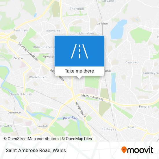 Saint Ambrose Road map