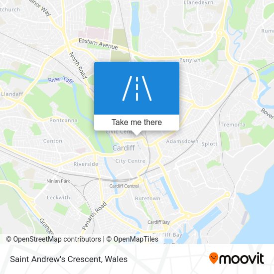 Saint Andrew's Crescent map