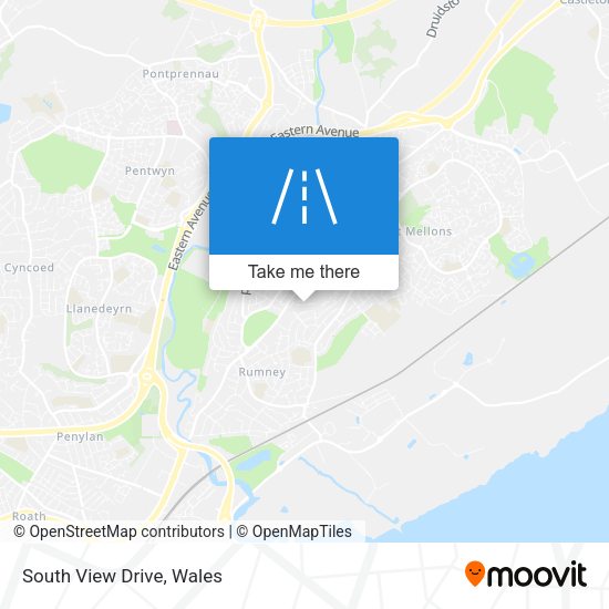 South View Drive map