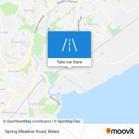 Spring Meadow Road map