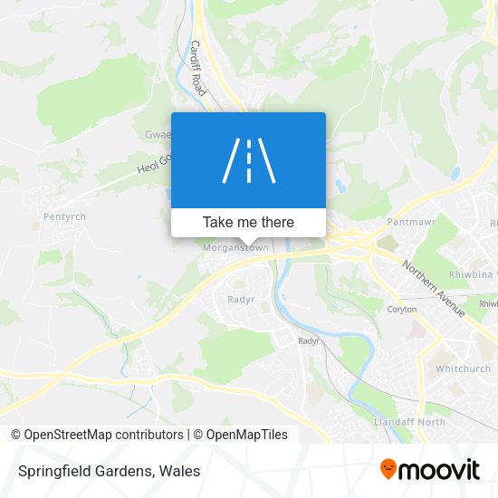 Springfield Gardens map