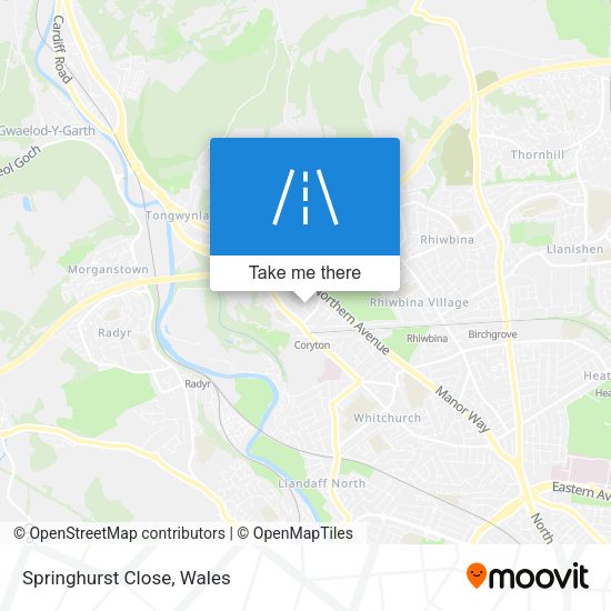 Springhurst Close map