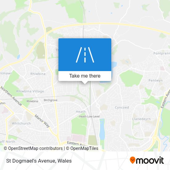 St Dogmael's Avenue map