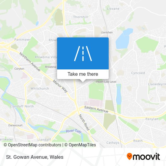 St. Gowan Avenue map