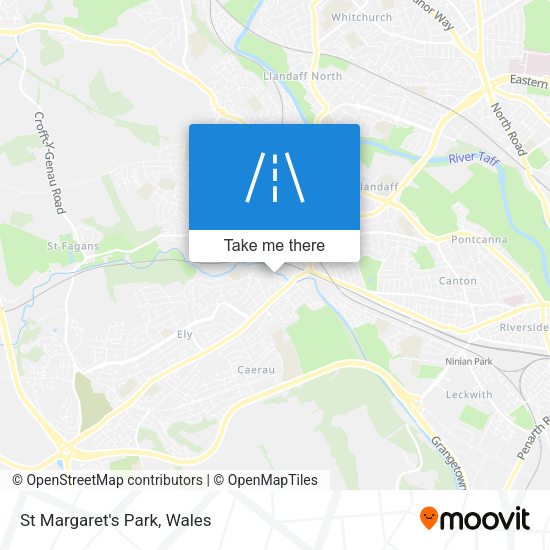 St Margaret's Park map