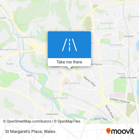 St Margaret's Place map