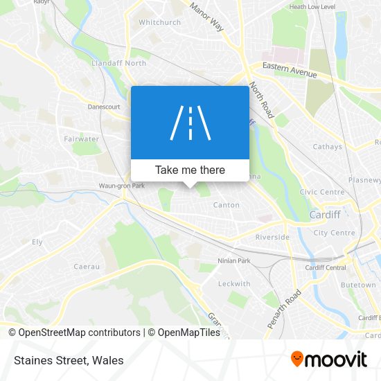 Staines Street map