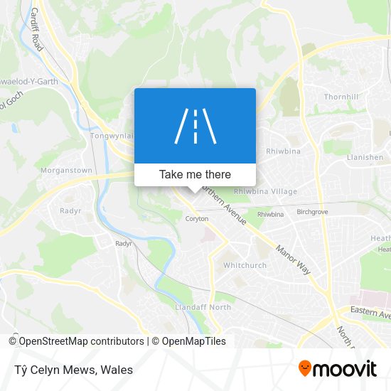 Tŷ Celyn Mews map