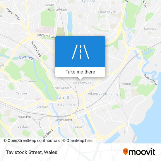 Tavistock Street map