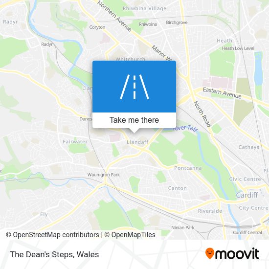 The Dean's Steps map