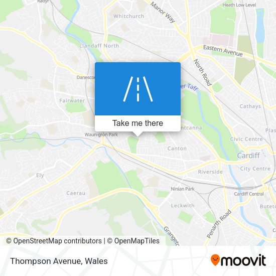 Thompson Avenue map