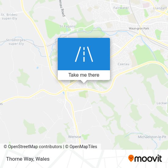 Thorne Way map