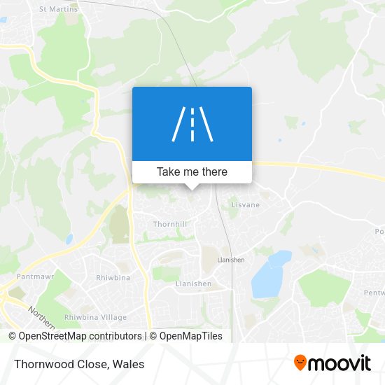 Thornwood Close map