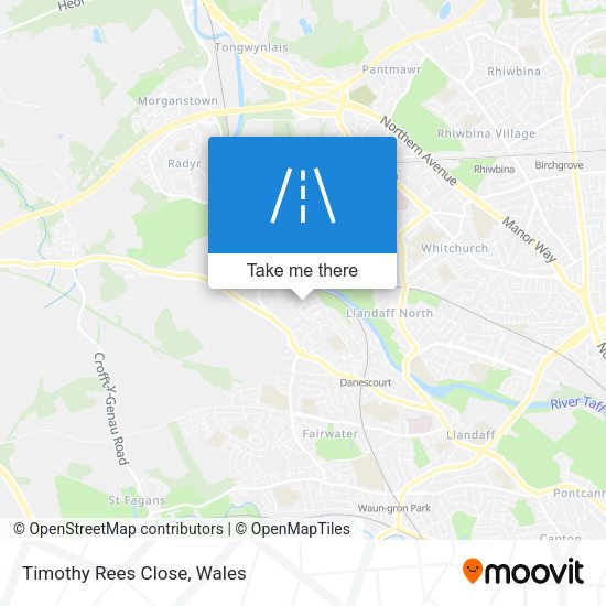 Timothy Rees Close map