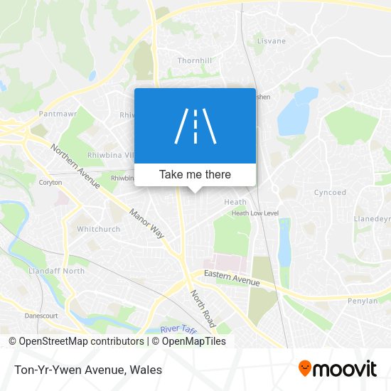 Ton-Yr-Ywen Avenue map