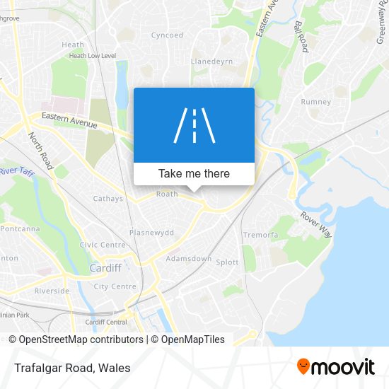 Trafalgar Road map