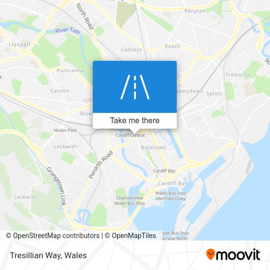 Tresillian Way map