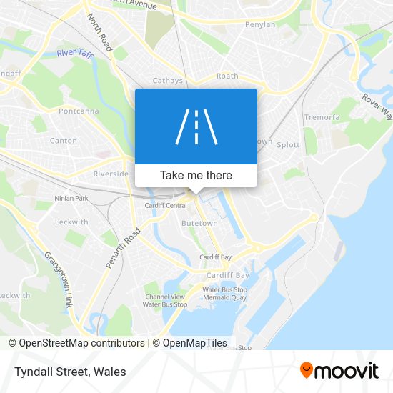 Tyndall Street map