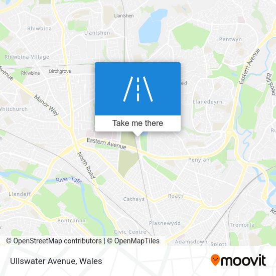 Ullswater Avenue map