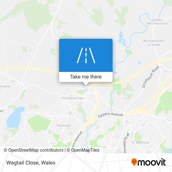 Wagtail Close map