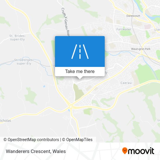 Wanderers Crescent map