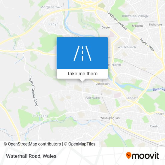 Waterhall Road map