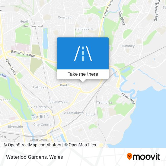 Waterloo Gardens map
