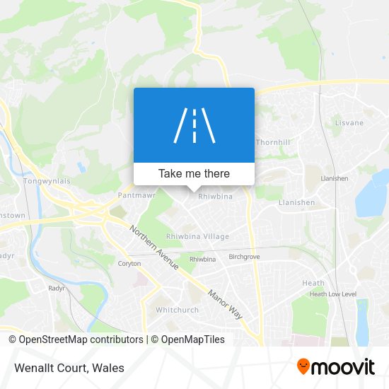 Wenallt Court map
