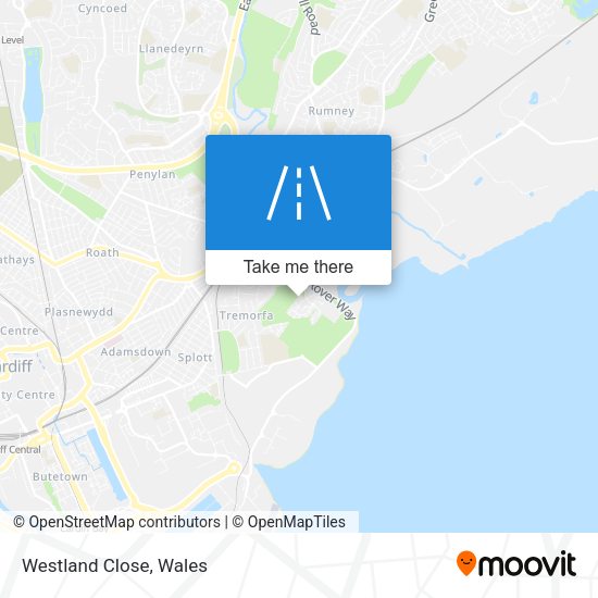 Westland Close map