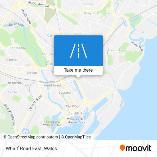 Wharf Road East map