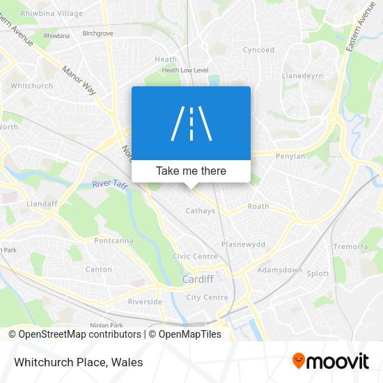 Whitchurch Place map