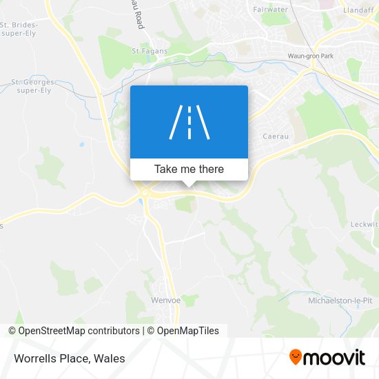 Worrells Place map