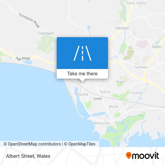 Albert Street map