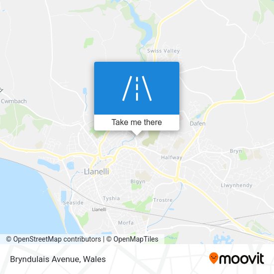 Bryndulais Avenue map
