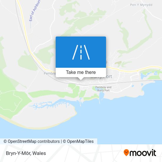 Bryn-Y-Môr map