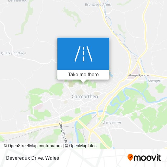 Devereaux Drive map