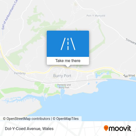Dol-Y-Coed Avenue map