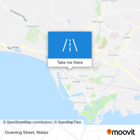 Downing Street map