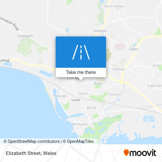 Elizabeth Street map