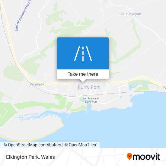 Elkington Park map